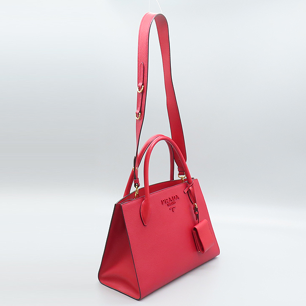 Prada(�����) 1BA155 ���� �÷� ���ǾƳ� ���ũ�� ž�ڵ� ��Ʈ�� + �����Ʈ�� 2-WAY [���̷Ե���] �̹���4 - ���̺��� �߰���ǰ