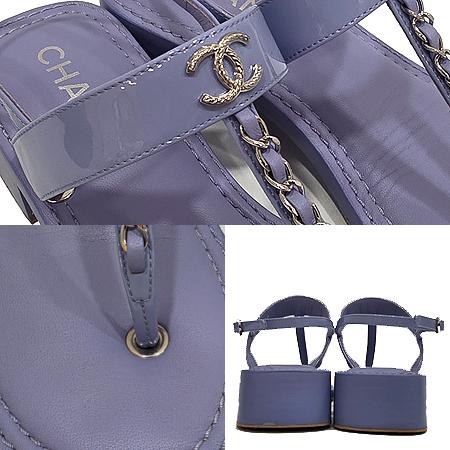 Chanel(샤넬) G38200 라이트 퍼플 카프스킨 은장 CC로고 샌들-235MM (광주롯데점) Chanel(샤넬) G38200 라이트 퍼플 카프스킨 은장 CC로고 샌들-235MM (광주롯데점)