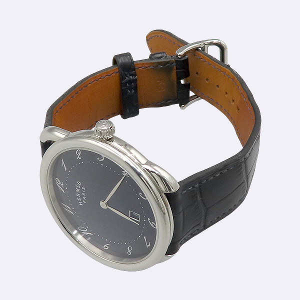 Hermes(�����޽�) AR7Q.810 ARCEAU(�Ƹ���/�ƽ�) 40MM ���� �Ǿ� ���� ��� ������ �ð� [��������] �̹���2 - ���̺��� �߰���ǰ