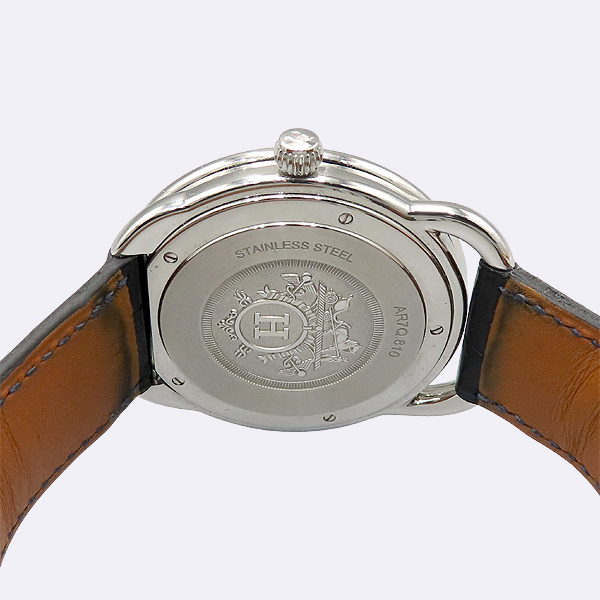 Hermes(�����޽�) AR7Q.810 ARCEAU(�Ƹ���/�ƽ�) 40MM ���� �Ǿ� ���� ��� ������ �ð� [��������] �̹���3 - ���̺��� �߰���ǰ