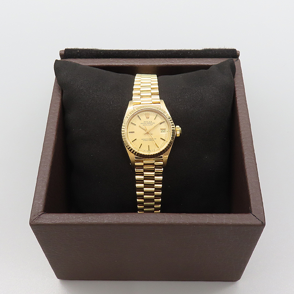Rolex(�η���) 6917 ��������Ʈ 18K ���ο� ��� ���� 26MM ������ð� [���̷Ե���] �̹���7 - ���̺��� �߰���ǰ