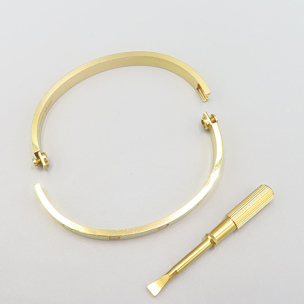 Cartier(��쿡) B6035518 18K ���ο��� Love bracelet ���� �극�̽��� 6.1MM Ŭ���� ���� [��ź�Ե���] �̹���5 - ���̺��� �߰���ǰ