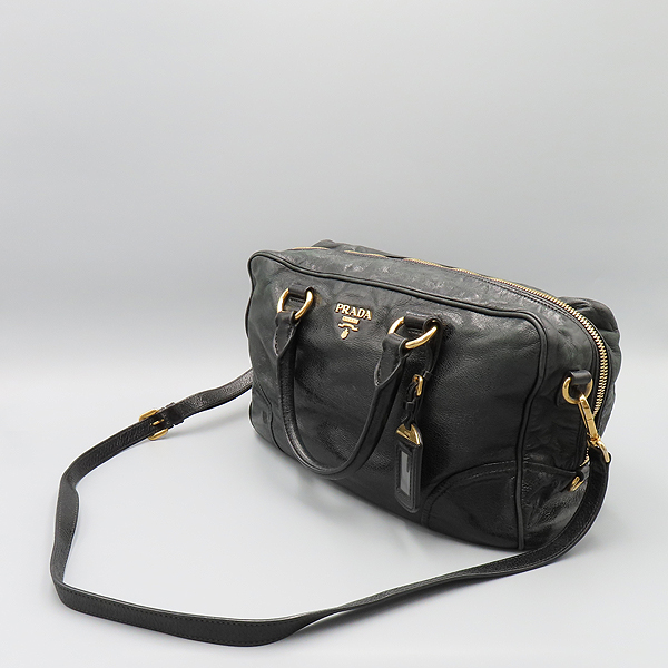 Prada(�����) BL0821 ���� ���� VITELLO SHINE(���ڷ� ����) ��Ʈ�� + ��� ��Ʈ�� 2WAY [�ϳ��̻���] �̹���5 - ���̺��� �߰���ǰ