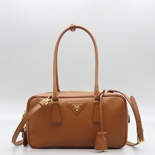 Prada(�����) 1BB130 �ڳ� �÷� ���ǾƳ� ���� ���� �ﰢ�ΰ� ���� ž �ڵ�� + ��� ��Ʈ�� 2-WAY [���̷Ե���] �̹���2 - ���̺��� �߰���ǰ