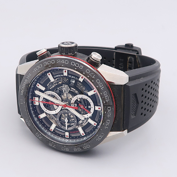 Tag Heuer(�±�ȣ�̾�) CAR2A1Z ī���� 45MM ũ�γ�׷��� �����ƽ ���� ƼŸ�� �������̽� ���̷��� �ý���� �췹ź ��� ������ �ð� [����������] �̹���2 - ���̺��� �߰���ǰ