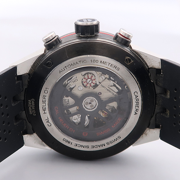 Tag Heuer(�±�ȣ�̾�) CAR2A1Z ī���� 45MM ũ�γ�׷��� �����ƽ ���� ƼŸ�� �������̽� ���̷��� �ý���� �췹ź ��� ������ �ð� [����������] �̹���4 - ���̺��� �߰���ǰ