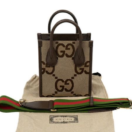 Gucci(구찌) 699406 점보 GG 로고 미니 토트백 + 스트랩 2WAY Gucci(구찌) 699406 점보 GG 로고 미니 토트백 + 스트랩 2WAY