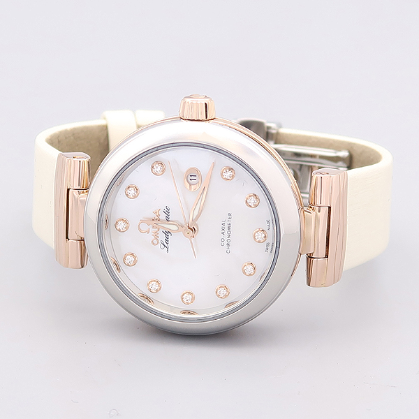 Omega(���ް�) 425.22.34.20.55.004 18K ��� �޺� ��� ���̵��ƽ 34MM 11����Ʈ ���̾� �ڰ��� �����ƽ ������ �ð� [����������] �̹���2 - ���̺��� �߰���ǰ
