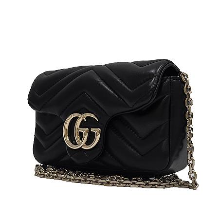 Gucci(구찌) 841290 블랙 마틀라세 쉐브론 레더 GG 마몽 미니 숄더겸 크로스백 (광주롯데점) Gucci(구찌) 841290 블랙 마틀라세 쉐브론 레더 GG 마몽 미니 숄더겸 크로스백 (광주롯데점)