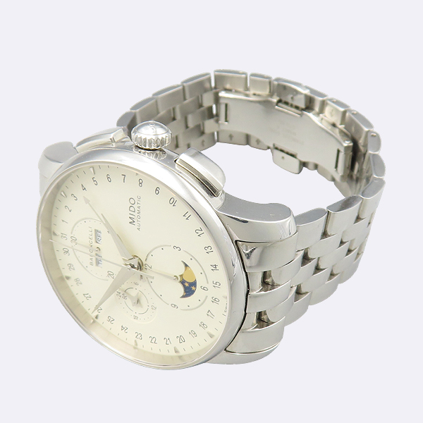 MIDO(�̵�) M8607.4.M1.42 BARONCELLI(�ٷ�ÿ��) ũ�γ�׷��� �������� 42MM �����ƽ ��ƿ ������ �ð� [û��������] �̹���2 - ���̺��� �߰���ǰ