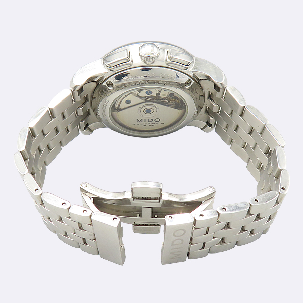 MIDO(�̵�) M8607.4.M1.42 BARONCELLI(�ٷ�ÿ��) ũ�γ�׷��� �������� 42MM �����ƽ ��ƿ ������ �ð� [û��������] �̹���3 - ���̺��� �߰���ǰ
