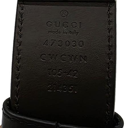 Gucci(구찌) 473030 블랙 브라운 시마 레더 리버서블 은장 시그니처 남성용 벨트 - 42사이즈 (광주롯데점) Gucci(구찌) 473030 블랙 브라운 시마 레더 리버서블 은장 시그니처 남성용 벨트 - 42사이즈 (광주롯데점)