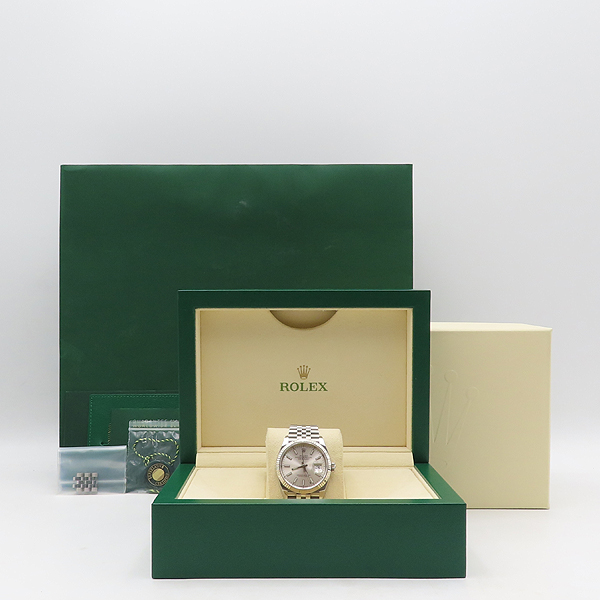 Rolex(�η���) 126234 �ǹ� ���̾� DATEJUST (��������Ʈ) �� �ε��� ����� 36MM ��ƿ ��� �극�̽��� �����ƽ ������ð� [�д�������] �̹���5 - ���̺��� �߰���ǰ