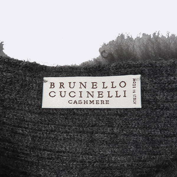 BRUNELLO CUCINELLI(���ڷ� ��ġ�ڸ�) �׷��� ĳ�ù̾� 100% �� ũ�� ��Ʈ - M [��������] �̹���3 - ���̺��� �߰���ǰ