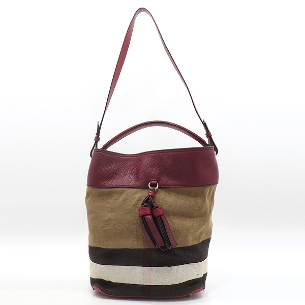 Burberry(������) 4020489 �ֽ��� �Ͽ콺 üũ �к긯 SUSANNA BIN(���ܳ�) ���ǵ� �÷� ���� 2WAY + ���� �Ŀ�ġ [��õ��] �̹���3 - ���̺��� �߰���ǰ