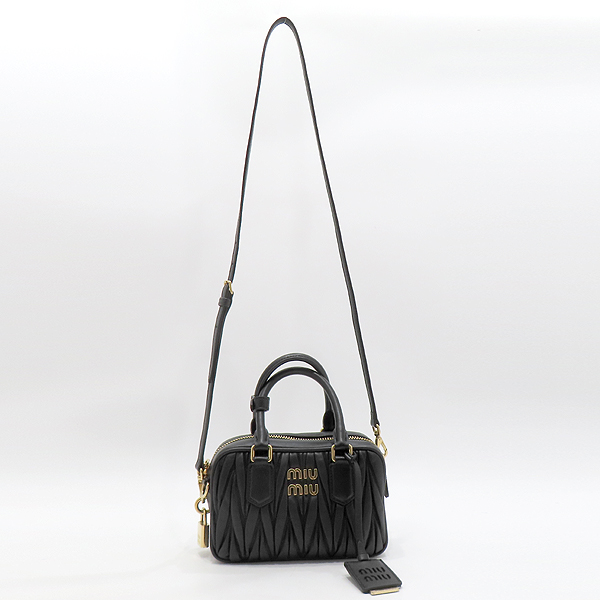 MiuMiu(�̿�̿�) 5BB123 ���� ���� ���� ���׶�� �Ƹ�ī�� ���� ž�ڵ� ��Ʈ�� + �����Ʈ�� 2WAY [��õ��] �̹���4 - ���̺��� �߰���ǰ
