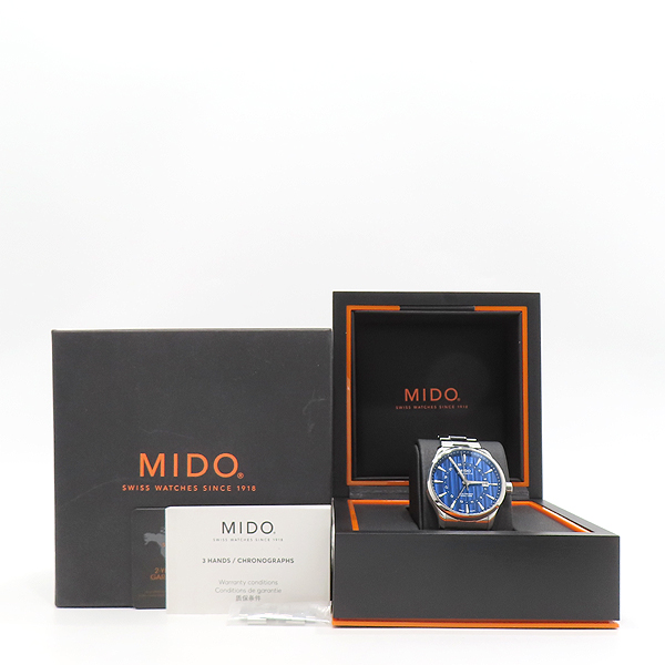 MIDO(�̵�) M038.429.11.041.00 ���� ���̾� MULTIFORT(��Ƽ��Ʈ) ��� Ÿ�� GMT 42MM �����ƽ ������ �ð� [��õ��] �̹���6 - ���̺��� �߰���ǰ