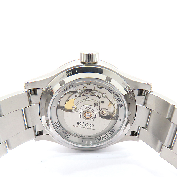 MIDO(�̵�) M038.429.11.041.00 ���� ���̾� MULTIFORT(��Ƽ��Ʈ) ��� Ÿ�� GMT 42MM �����ƽ ������ �ð� [��õ��] �̹���5 - ���̺��� �߰���ǰ