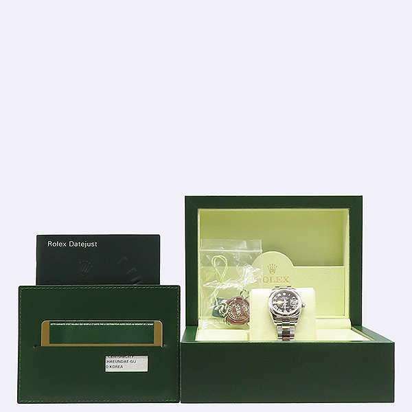 Rolex(�η���) �� DATE JUST ��������Ʈ ���� ���̾� �θ� �ε��� 26MM ���̽��� ��ƿ ���� �ð� [��ź�Ե���] �̹���5 - ���̺��� �߰���ǰ