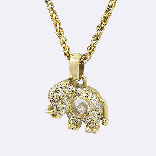 Chopard(���ĵ�) 792252 18K ��� ���� ���� ���̾Ƹ�� Elephant(�ڳ���) ��� ���� ���Ʈ ����� [�ϻ�Ե���] �̹���2 - ���̺��� �߰���ǰ