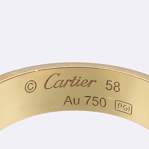 Cartier(��쿡) B4084858 AU750 18K ��ũ��� LOVE RING ���긵 5.5MM ���� - 58ȣ [��������] �̹���3 - ���̺��� �߰���ǰ