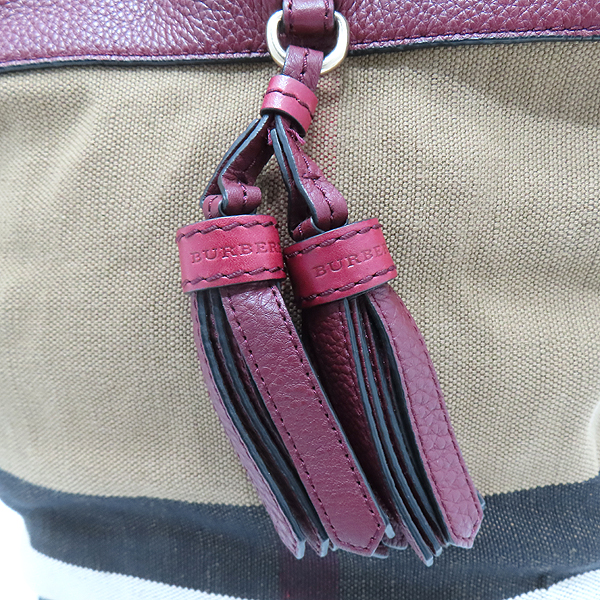 Burberry(������) 4020489 �ֽ��� �Ͽ콺 üũ �к긯 SUSANNA BIN(���ܳ�) ���ǵ� �÷� ���� 2WAY + ���� �Ŀ�ġ [��õ��] �̹���4 - ���̺��� �߰���ǰ