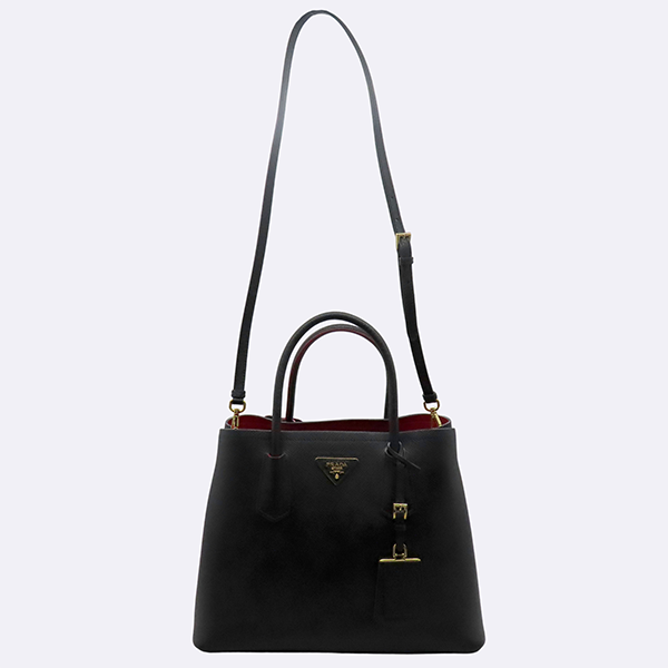 Prada(�����) 1BG887 SAFFIANO(���ǾƳ�) CUIR ���� �κ��� ���� �ﰢ �ΰ� ��� ��Ʈ�� + ��� ��Ʈ�� 2WAY [�λ꼾�Һ���] �̹���4 - ���̺��� �߰���ǰ