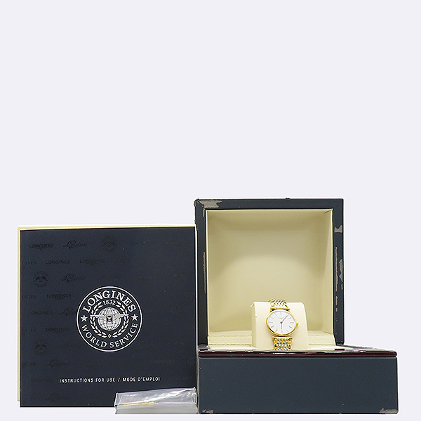 LONGINES(����) L4.209.2.11.7 La Grande Classique(�� �׶��� Ŭ����ũ) 24mm ���� ���ο� PVD �޺� ������ �ð� [��������] �̹���5 - ���̺��� �߰���ǰ