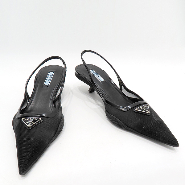 Prada(�����) 1I828M ���� ���� �ﰢ�ΰ� �޽� ������ ���� �������� - 36�������� [235MM] [��õ��] �̹���2 - ���̺��� �߰���ǰ