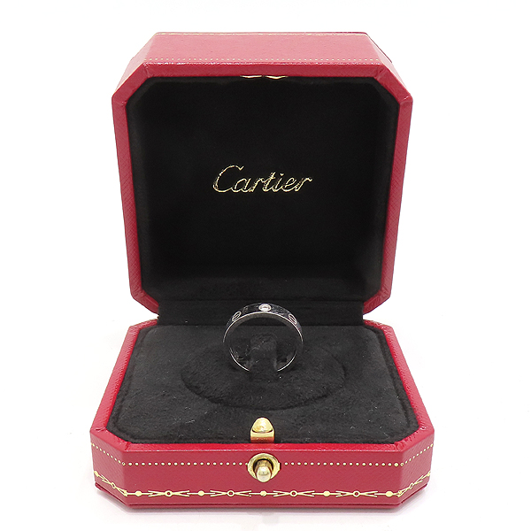 Cartier(��쿡) B4050550 18K ȭ��Ʈ ��� 1����Ʈ ���̾� �̴� ���긵 4mm ���� - 10ȣ  [��õ��] �̹���4 - ���̺��� �߰���ǰ
