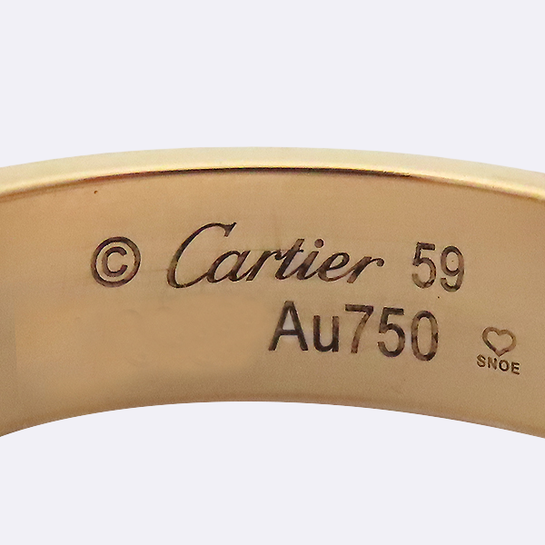 Cartier(��쿡) B4084859 AU750 18K ��ũ ��� LOVE RING ���긵 5.5MM ���� [�λ꼾�Һ���] �̹���3 - ���̺��� �߰���ǰ