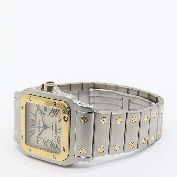Cartier(��쿡) W20058C4 ���佺 ���� Santos Galbée 18K �޺� �����ƽ ���� ������ �ð� [��õ��] �̹���2 - ���̺��� �߰���ǰ