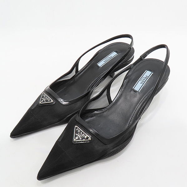 Prada(�����) 1I828M ���� ���� �ﰢ�ΰ� �޽� ������ ���� �������� - 36�������� [235MM] [��õ��] �̹���7 - ���̺��� �߰���ǰ