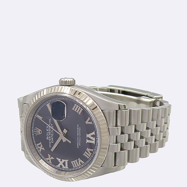 Rolex(�η���) 126234 DATEJUST (��������Ʈ) 18K ȭ��Ʈ��� ���� �θ��� ���̾� ����� 36MM ������ð� [�ϻ�Ե���] �̹���2 - ���̺��� �߰���ǰ