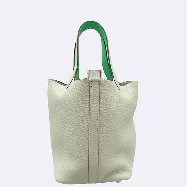 Hermes(�����޽�) H069560CKBR SAC PICOTIN LOCK ����ź 18 GRIS NEVE / VERT COMICS  �׷����÷� �׸� ��� Ŭ������ ECLAT TAURILLON CLEMENCE ��Ʈ�� [�б�����] �̹���2 - ���̺��� �߰���ǰ