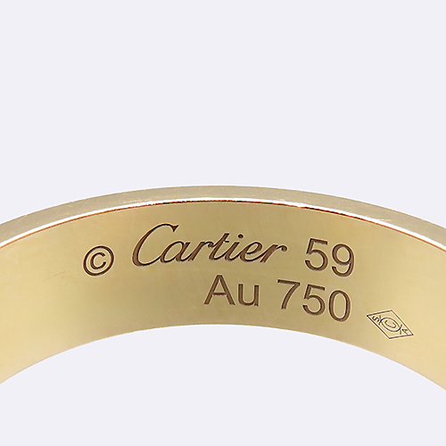 Cartier(��쿡) B4084859 AU750 18K ��ũ��� LOVE RING ���긵 5.5MM ���� - 59ȣ [��������] �̹���3 - ���̺��� �߰���ǰ