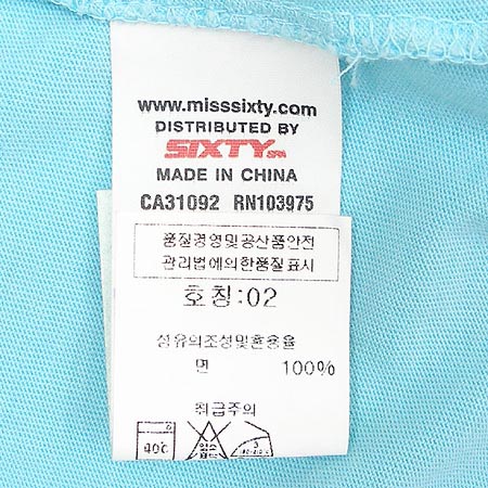 MISS SIXTY(�̽��Ľ�Ƽ) Ƽ[��õ��] �̹���3 - ���̺��� �߰���ǰ