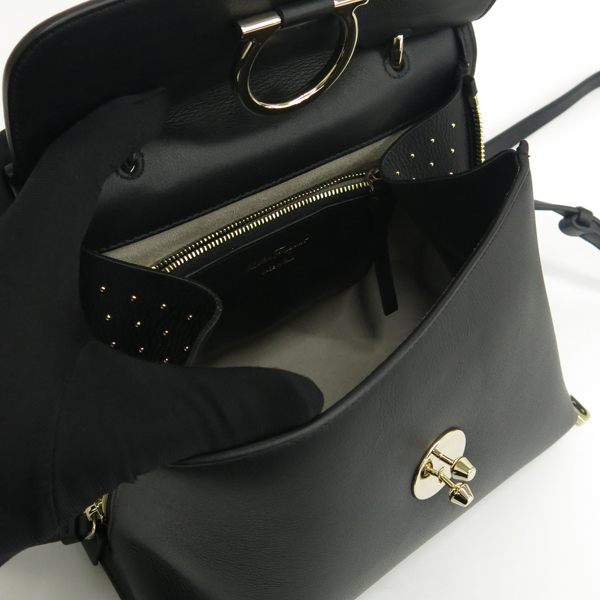 Ferragamo(��󰡸�) 21 H023 ���� �÷� ���� ���� ��ġ�� �÷� ž �ڵ� ��Ʈ�� + �����Ʈ�� [���빮��] �̹���6 - ���̺��� �߰���ǰ