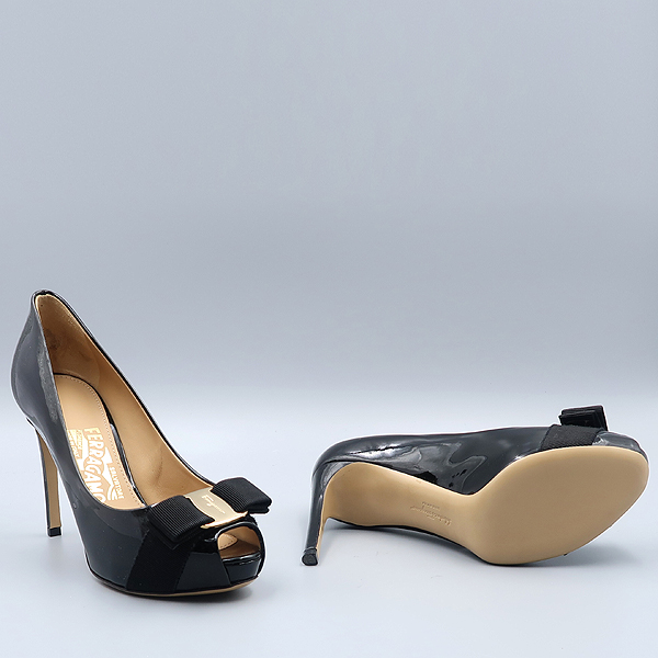 Ferragamo(��󰡸�) PLUM ���� ���̴�Ʈ ���� �ٶ� ��� ������ ������ ���� - 220mm [����������] �̹���3 - ���̺��� �߰���ǰ