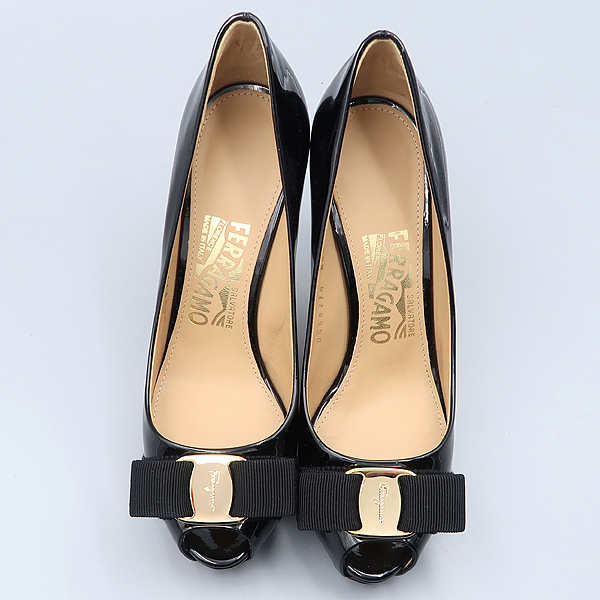 Ferragamo(��󰡸�) PLUM ���� ���̴�Ʈ ���� �ٶ� ��� ������ ������ ���� - 220mm [����������] �̹���5 - ���̺��� �߰���ǰ