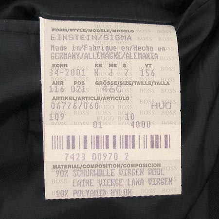 Hugo Boss(�ް�����) ���� �̹���4 - ���̺��� �߰���ǰ