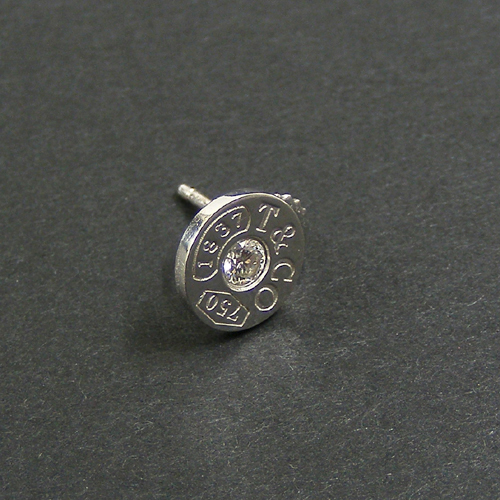 Tiffany 18K 1837 CIRCLE 1����Ʈ ���̾� �Ͱ��� (�����ȭ��) �̹���3 - ���̺��� �߰���ǰ